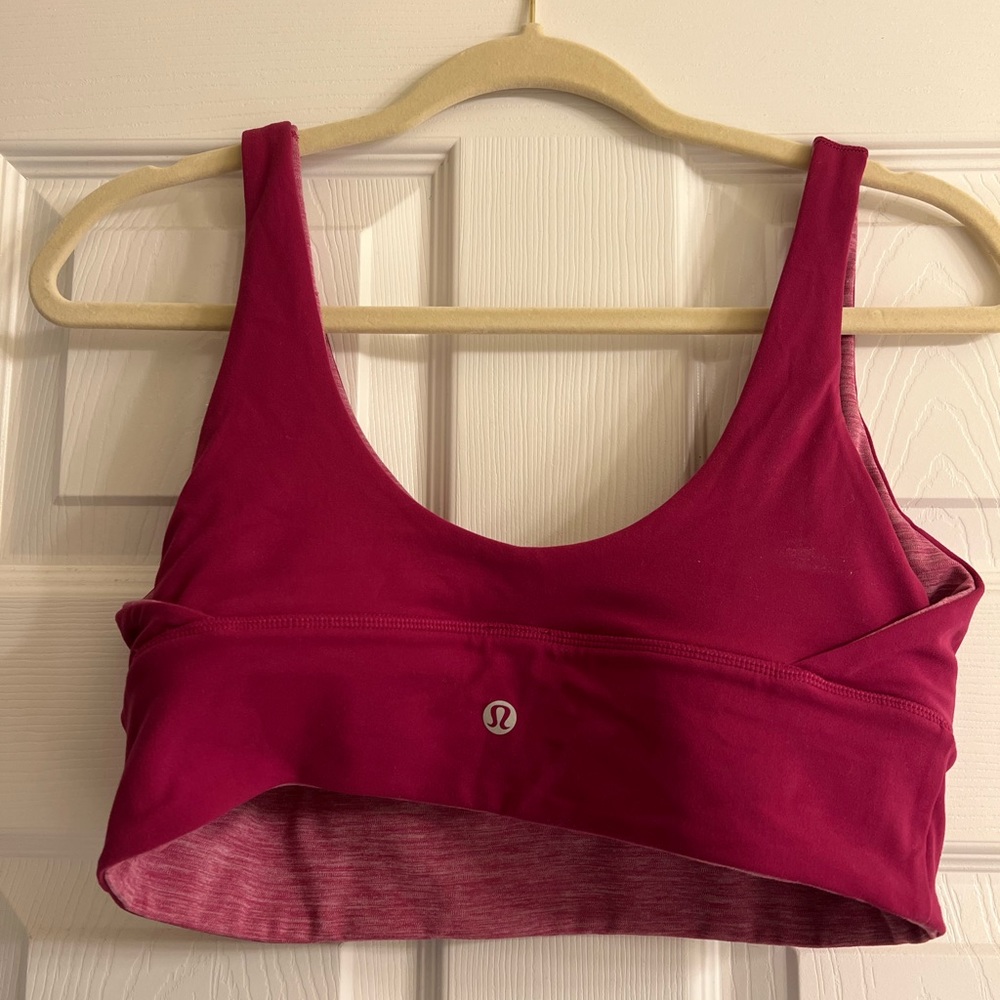 Lululemon align reversible bra light support A B cup size 10